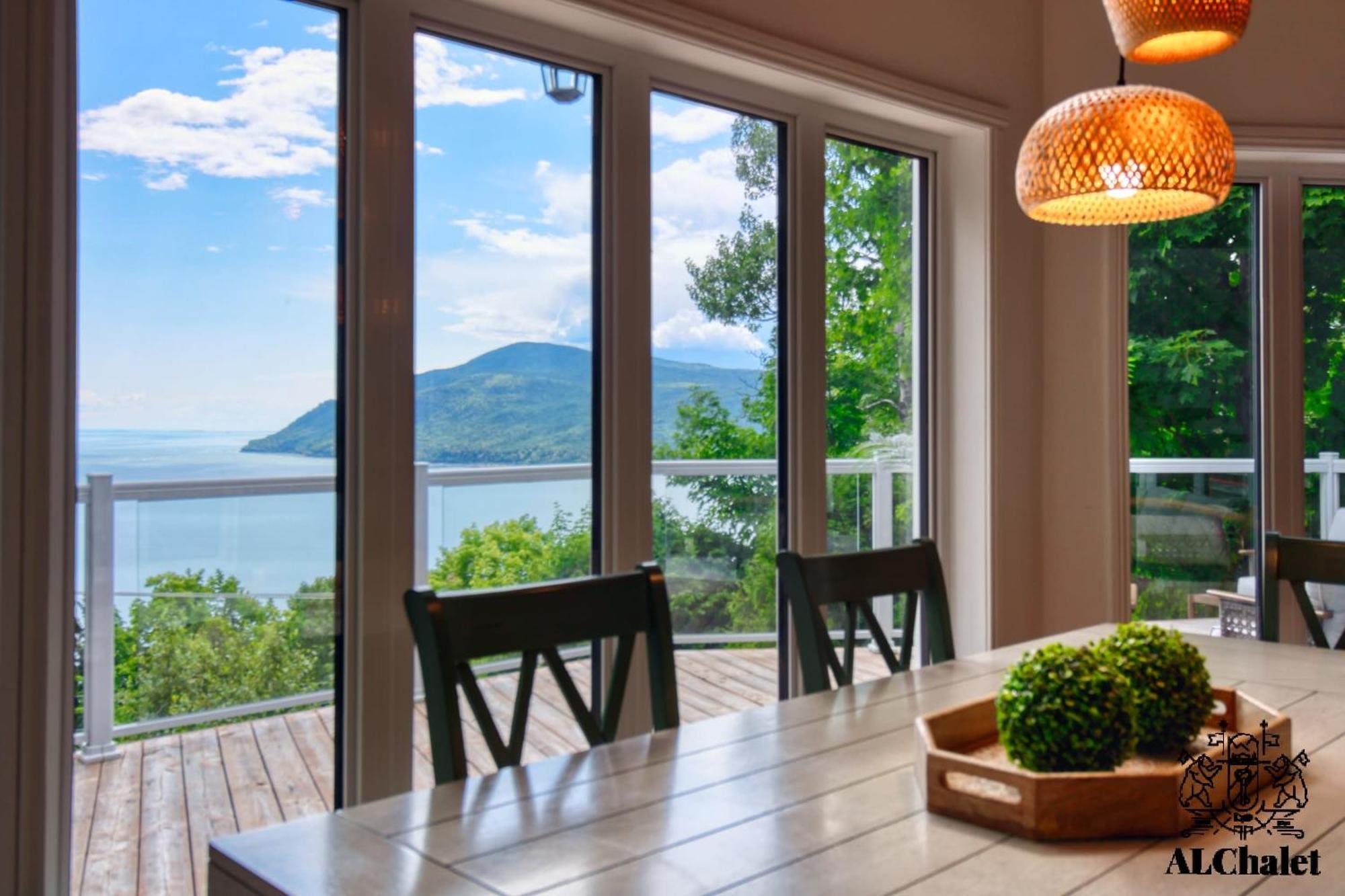 Aelpha-M - Magnifique Vue Sur Le Fleuve Villa Baie-Saint-Paul Exterior photo