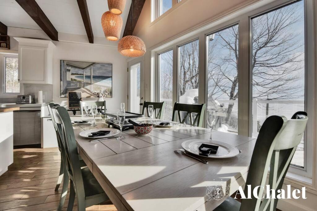 Aelpha-M - Magnifique Vue Sur Le Fleuve Villa Baie-Saint-Paul Exterior photo